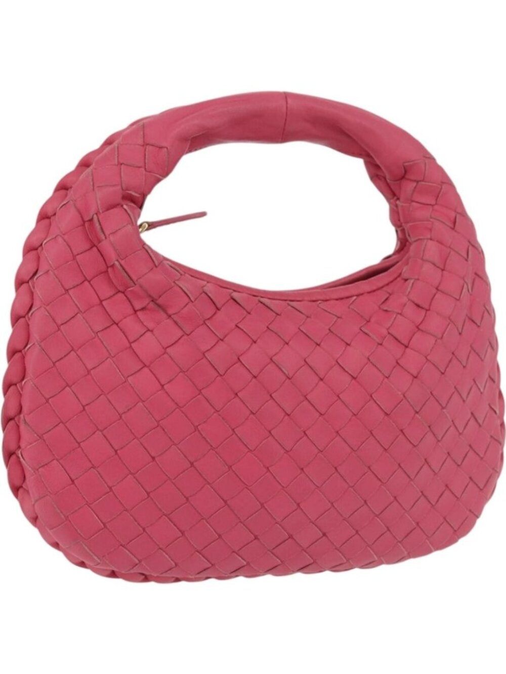 BOTTEGA VENETA INTRECCIATO Hand Pouch Leather Pink 189227